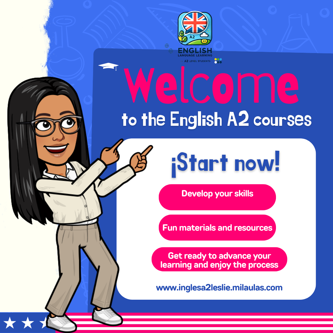 
Welcome to the English A2 course.
In this course, we will focus on developing your ability to understand and communicate in 